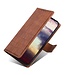 SoFetch Bruin Zacht Krokodillen Bookcase Hoesje voor de iPhone 14 Pro Max