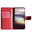 SoFetch Rood Zacht Krokodillen Bookcase Hoesje voor de iPhone 14 Pro Max