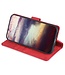 SoFetch Rood Zacht Krokodillen Bookcase Hoesje voor de iPhone 14 Pro Max