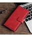 SoFetch Rood Zacht Krokodillen Bookcase Hoesje voor de iPhone 14 Pro Max