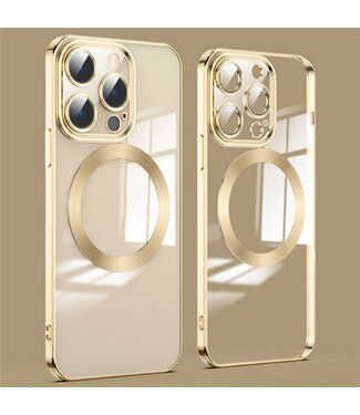 SoFetch Goud MagSafe Hybride Hoesje iPhone 14 Pro Max