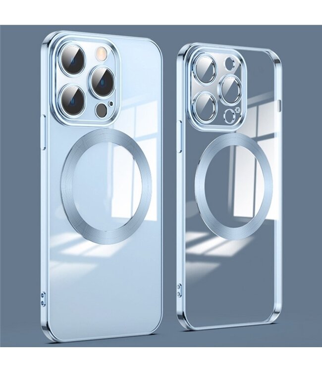 SoFetch Blauw MagSafe Hybride Hoesje voor de iPhone 14 Pro Max