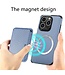 SoFetch Blauw Pasjeshouder Carbon 2-in-1 Hoesje voor de iPhone 14 Pro Max