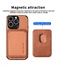 SoFetch Bruin Pasjeshouder Carbon 2-in-1 Hoesje voor de iPhone 14 Pro Max