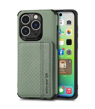 SoFetch Groen RFID Hybride Hoesje iPhone 14 Pro Max