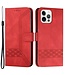 SoFetch Rood Ruiten Bookcase Hoesje voor de iPhone 14 Pro Max