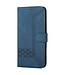 SoFetch Donkerblauw Ruiten Bookcase Hoesje voor de iPhone 14 Pro Max
