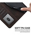 SoFetch Koffiebruin Ruiten Bookcase Hoesje voor de iPhone 14 Pro Max