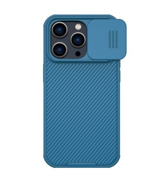 Nillkin Blauw Lensbescherming Hybride Hoesje iPhone 14 Pro Max