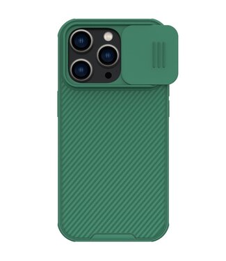 Nillkin Groen Lensbescherming Hybride Hoesje iPhone 14 Pro Max
