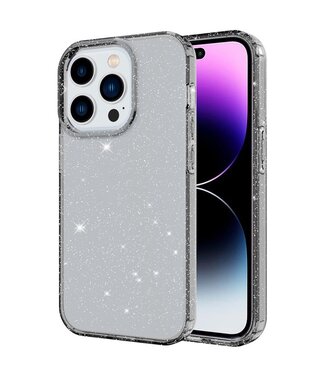 Gw18 Grijs Krasbestendig Glitter TPU Hoesje iPhone 14 Pro Max