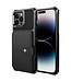 SoFetch Zwart Pasjeshouder Houder Hybride Hoesje voor de iPhone 14 Pro Max