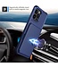 SoFetch Blauw Pasjeshouder Houder Hybride Hoesje voor de iPhone 14 Pro Max