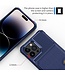 SoFetch Blauw Pasjeshouder Houder Hybride Hoesje voor de iPhone 14 Pro Max