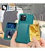SoFetch Groen Pasjeshouder Houder Hybride Hoesje voor de iPhone 14 Pro Max