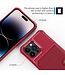 SoFetch Rood Pasjeshouder Houder Hybride Hoesje voor de iPhone 14 Pro Max