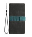 SoFetch Zwart Twee kleuren Bookcase Hoesje voor de iPhone 14 Pro Max