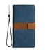 SoFetch Blauw Twee kleuren Bookcase Hoesje voor de iPhone 14 Pro Max