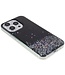 SoFetch Zwart Valbestendig Glitter TPU Hoesje voor de iPhone 14 Pro Max