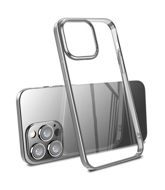 X-Level Zilver Valbestendig Hardcase Hoesje iPhone 14 Pro Max