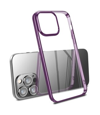 X-Level Paars Valbestendig Hardcase Hoesje iPhone 14 Pro Max
