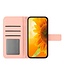 SoFetch Lichtroze Zonnebloem Bookcase Hoesje voor de iPhone 14 Pro Max
