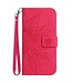 SoFetch Magenta Zonnebloem Bookcase Hoesje voor de iPhone 14 Pro Max