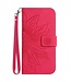 SoFetch Magenta Zonnebloem Bookcase Hoesje voor de iPhone 14 Pro Max