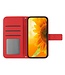 SoFetch Rood Zonnebloem Bookcase Hoesje voor de iPhone 14 Pro Max