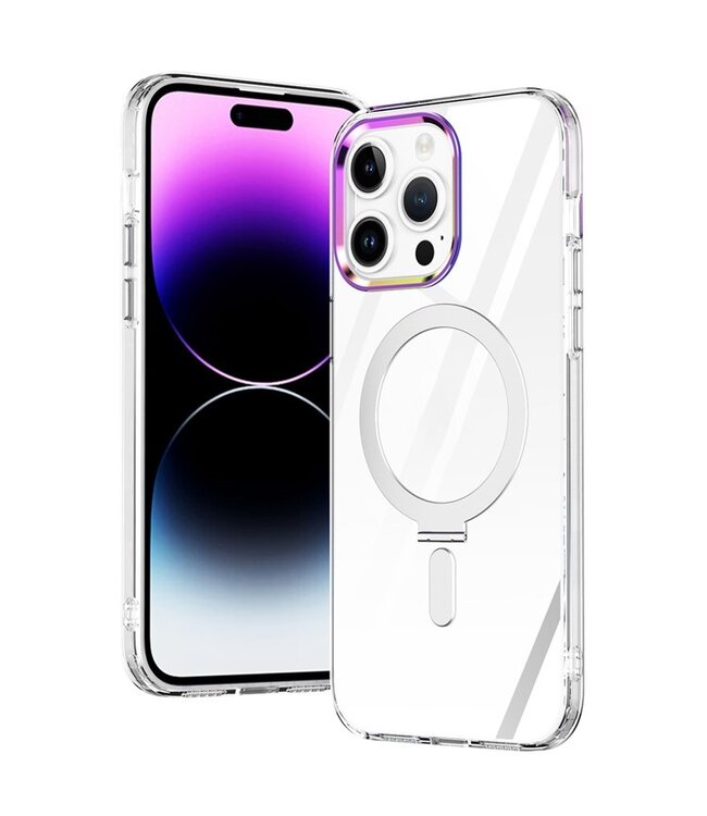 SoFetch Transparant Valbestendig Houder Hybride Hoesje voor de iPhone 14 Pro Max