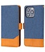SoFetch Blauw Jeans Bookcase Hoesje voor de iPhone 14 Pro Max