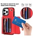 SoFetch Rood Pasjeshouder Hybride Hoesje voor de iPhone 14 Pro Max