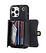 SoFetch Zwart Pasjeshouder Hybride Hoesje voor de iPhone 14 Pro Max