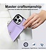 SoFetch Paars Pasjeshouder Hybride Hoesje voor de iPhone 14 Pro Max