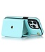 SoFetch Blauw Pasjeshouder Hybride Hoesje voor de iPhone 14 Pro Max
