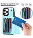 SoFetch Blauw Pasjeshouder Hybride Hoesje voor de iPhone 14 Pro Max