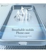 R-Just Blauw Magsafe Modern Hybride Hoesje voor de iPhone 14 Pro Max