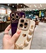 SoFetch Zwart Hartje ketting TPU Hoesje met Handriem voor de iPhone 14 Pro Max