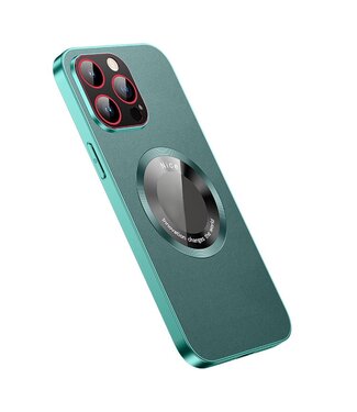 SoFetch Groen Magnetisch Elegant Hybride Hoesje iPhone 14 Pro Max