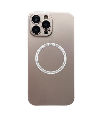 SoFetch Goud Lensbescherming Hardcase Hoesje iPhone 14 Pro Max