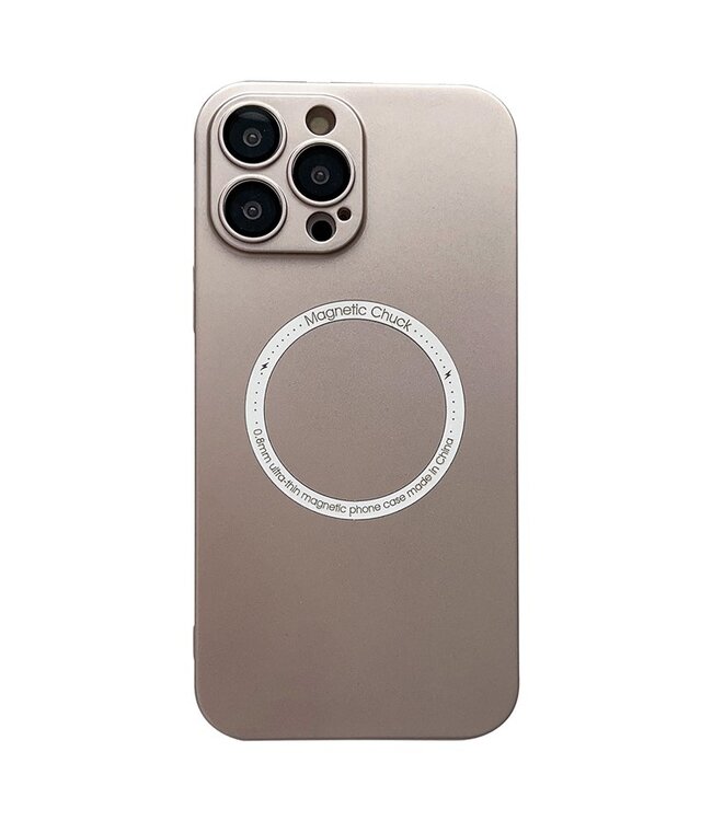 SoFetch Goud Lensbescherming Hardcase Hoesje voor de iPhone 14 Pro Max