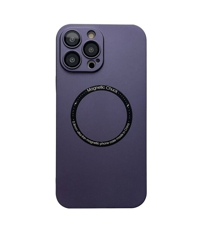 SoFetch Dark Paars Lensbescherming Hardcase Hoesje voor de iPhone 14 Pro Max