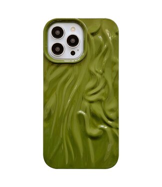 SoFetch Groen Glanzend TPU Hoesje iPhone 14 Pro Max