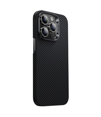 BENKS Zwart Carbon Hybride Hoesje iPhone 14 Pro Max