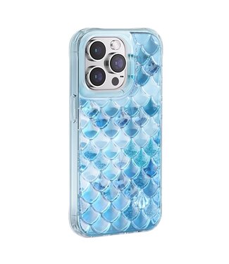 SoFetch Blauw Visschubben Hybride Hoesje iPhone 14 Pro Max