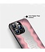 IM-Chen Roze Spiegel Quote Hybride Hoesje voor de iPhone 14 Pro Max