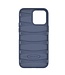 Bibercas Blauw Warmteafvoerend Golvend TPU Hoesje voor de iPhone 14 Pro Max