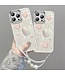 SoFetch  Hartjes TPU Hoesje met Handriem voor de iPhone 14 Pro Max