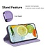SoFetch Paars Monogram Bookcase Hoesje voor de iPhone 14 Pro Max
