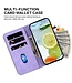SoFetch Paars Monogram Bookcase Hoesje voor de iPhone 14 Pro Max
